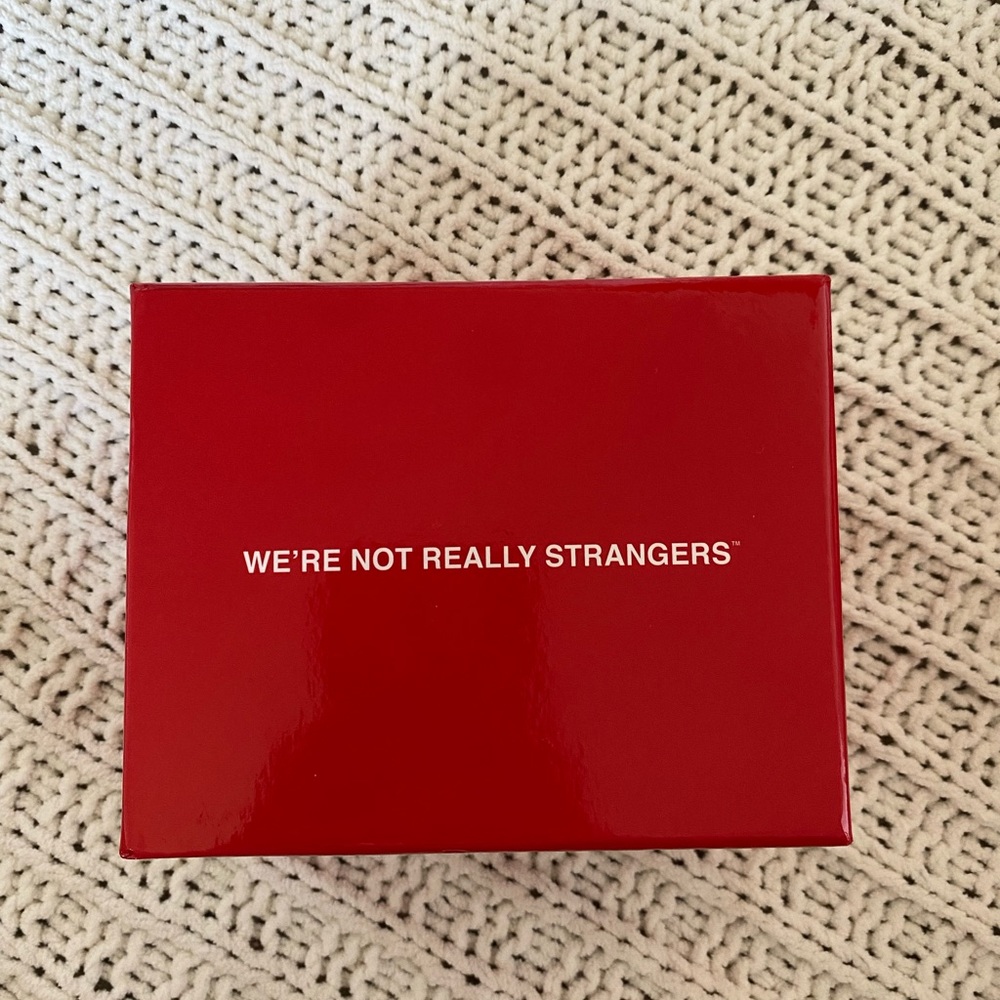 SOLD we’re not really strangers game!